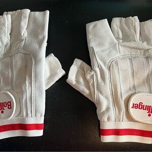 Bollinger Athletic Weight Lifting Leather Half Finger Gloves - Unisex - Size XL